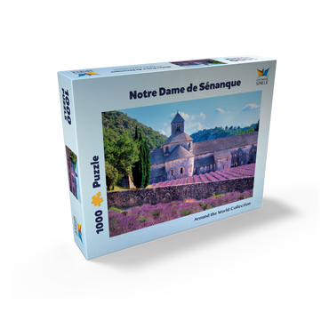 Notre Dame de Sénanque, Gordes, Provence, France 1000 Jigsaw Puzzle box view2