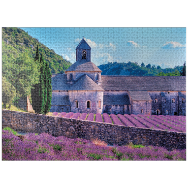 puzzleplate Notre Dame de Sénanque, Gordes, Provence, France 1000 Jigsaw Puzzle