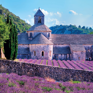 Notre Dame de Sénanque, Gordes, Provence, France 1000 Jigsaw Puzzle 3D Modell