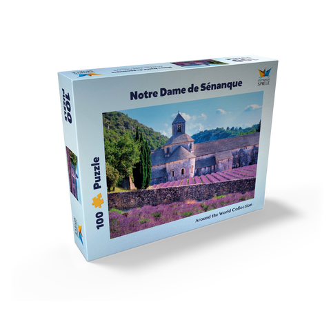 Notre Dame de Sénanque, Gordes, Provence, France 100 Jigsaw Puzzle box view2