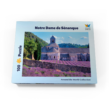 Notre Dame de Sénanque, Gordes, Provence, France 100 Jigsaw Puzzle box view3