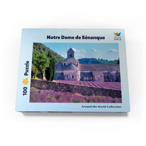 Notre Dame de Sénanque, Gordes, Provence, France 100 Jigsaw Puzzle box view3