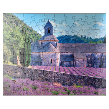 puzzleplate Notre Dame de Sénanque, Gordes, Provence, France 100 Jigsaw Puzzle