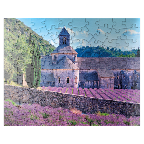 puzzleplate Notre Dame de Sénanque, Gordes, Provence, France 100 Jigsaw Puzzle