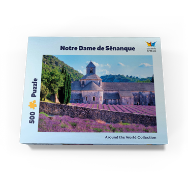 Notre Dame de Sénanque, Gordes, Provence, France 500 Jigsaw Puzzle box view3