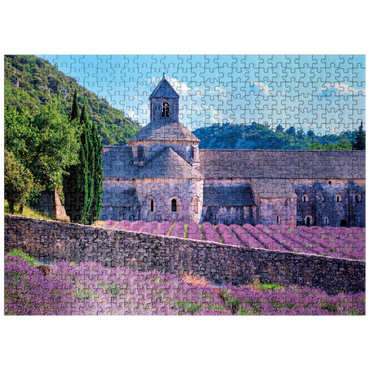 puzzleplate Notre Dame de Sénanque, Gordes, Provence, France 500 Jigsaw Puzzle