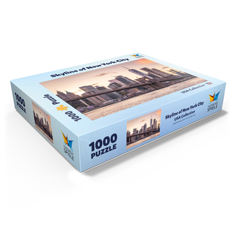 Skyline of New York City at sunset, USA 1000 Jigsaw Puzzle box view1