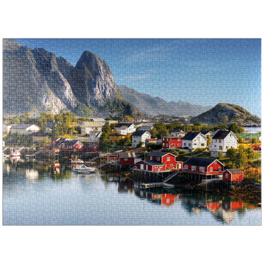 puzzleplate Lofoten Islands in Norway 1000 Jigsaw Puzzle