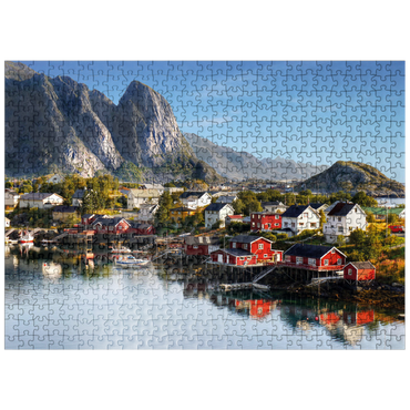 puzzleplate Lofoten Islands in Norway 500 Jigsaw Puzzle