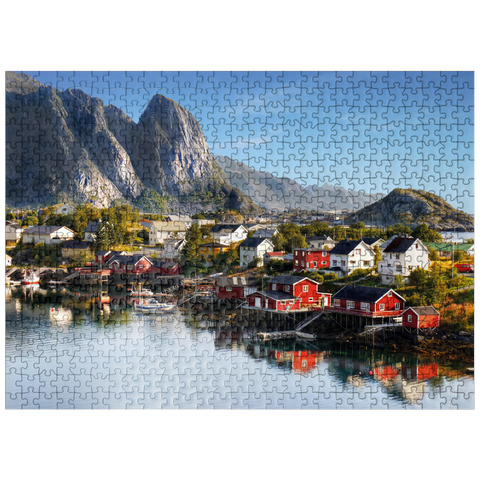 puzzleplate Lofoten Islands in Norway 500 Jigsaw Puzzle