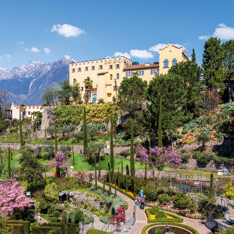 Trauttmansdorff Castle in Merano, South Tyrol, Italy 1000 Jigsaw Puzzle 3D Modell