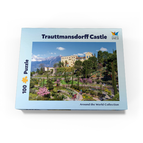 Trauttmansdorff Castle in Merano, South Tyrol, Italy 100 Jigsaw Puzzle box view3