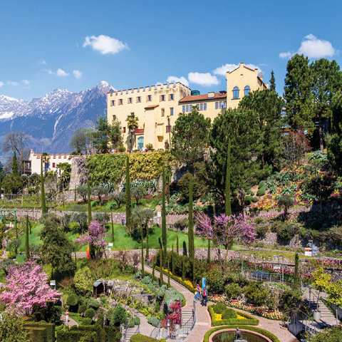 Trauttmansdorff Castle in Merano, South Tyrol, Italy 100 Jigsaw Puzzle 3D Modell