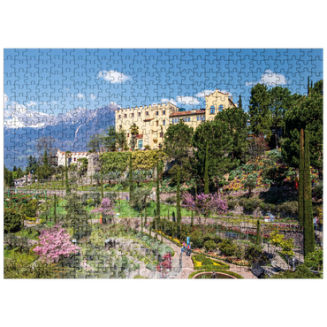 puzzleplate Trauttmansdorff Castle in Merano, South Tyrol, Italy 500 Jigsaw Puzzle