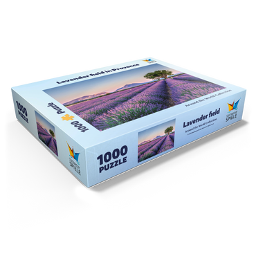 Lavender field in Provence, France 1000 Jigsaw Puzzle box view1