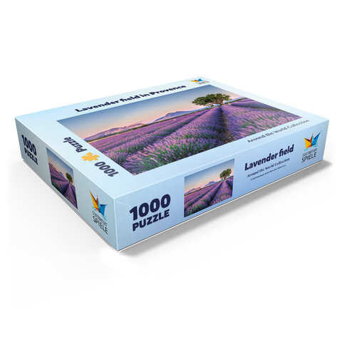 Lavender field in Provence, France 1000 Jigsaw Puzzle box view1