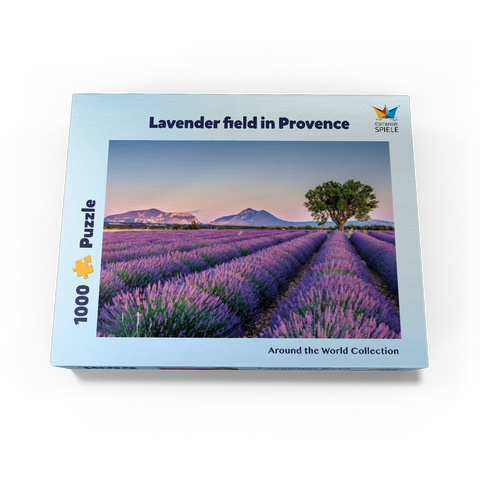 Lavender field in Provence, France 1000 Jigsaw Puzzle box view3