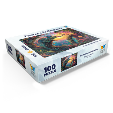 The fantastic elephant chameleon - fantasy animal in a colorful jungle 100 Jigsaw Puzzle box view1