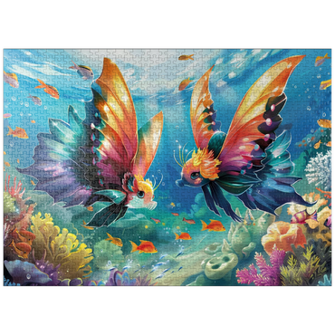 puzzleplate Fantasy fish in the underwater world 1000 Jigsaw Puzzle