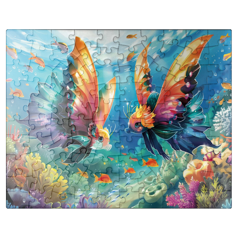 puzzleplate Fantasy fish in the underwater world 100 Jigsaw Puzzle