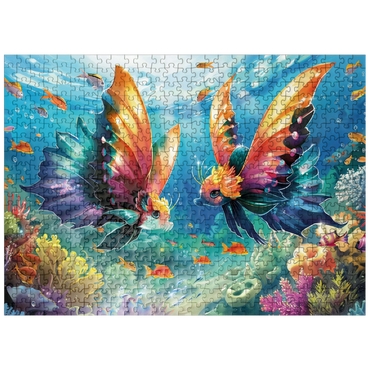 puzzleplate Fantasy fish in the underwater world 500 Jigsaw Puzzle