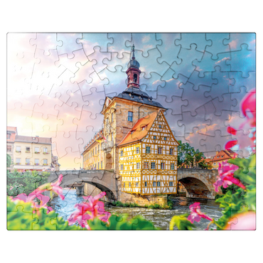 puzzleplate Old Town Hall in Bamberg - World Heritage Site 100 Jigsaw Puzzle