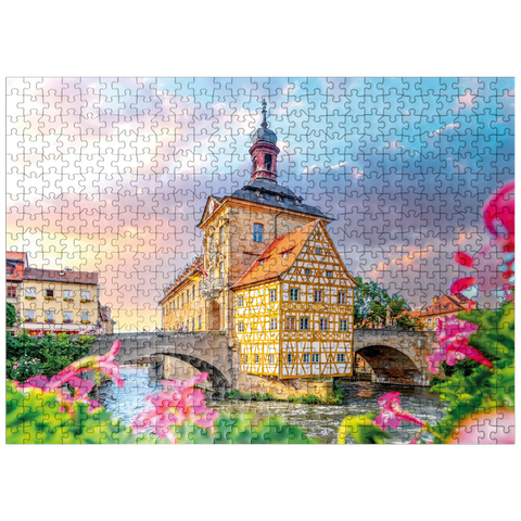 puzzleplate Old Town Hall in Bamberg - World Heritage Site 500 Jigsaw Puzzle