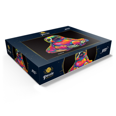 Pop Colors Sloth 1000 Jigsaw Puzzle box view1