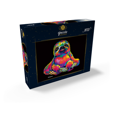 Pop Colors Sloth 1000 Jigsaw Puzzle box view2