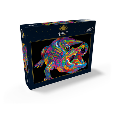 Pop Colors Alligator 100 Jigsaw Puzzle box view2