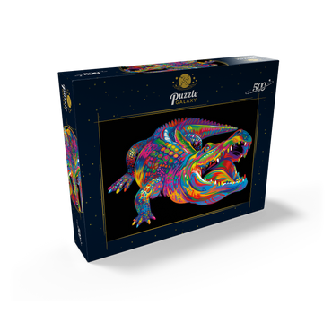 Pop Colors Alligator 500 Jigsaw Puzzle box view2