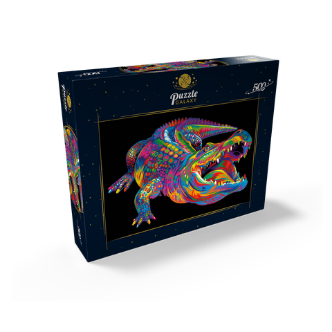 Pop Colors Alligator 500 Jigsaw Puzzle box view2