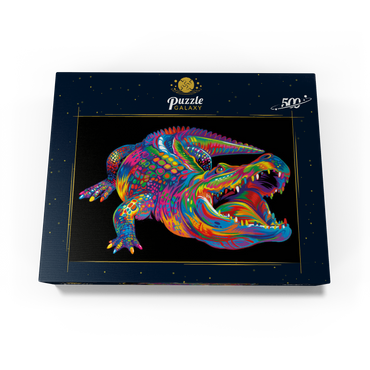 Pop Colors Alligator 500 Jigsaw Puzzle box view3