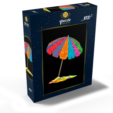 Pop Colors Beach Umbrella 1000 Jigsaw Puzzle box view2