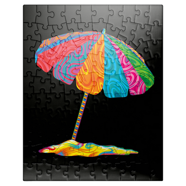 puzzleplate Pop Colors Beach Umbrella 100 Jigsaw Puzzle