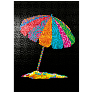 puzzleplate Pop Colors Beach Umbrella 500 Jigsaw Puzzle