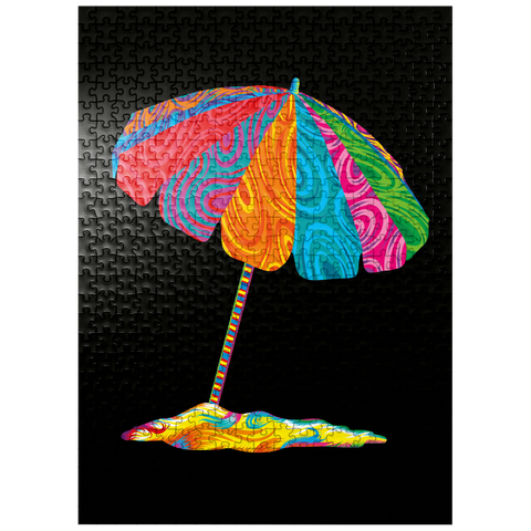 puzzleplate Pop Colors Beach Umbrella 500 Jigsaw Puzzle