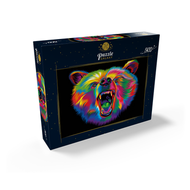 Roaring Black Bear 500 Jigsaw Puzzle box view2