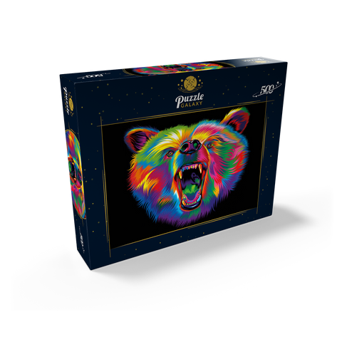 Roaring Black Bear 500 Jigsaw Puzzle box view2