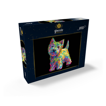 Pop Colors Westie 1000 Jigsaw Puzzle box view2