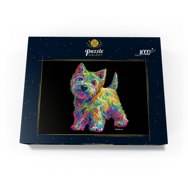 Pop Colors Westie 1000 Jigsaw Puzzle box view3