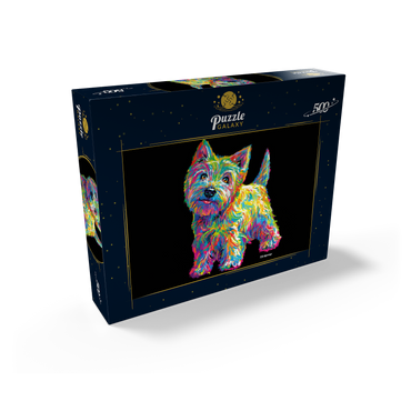 Pop Colors Westie 500 Jigsaw Puzzle box view2