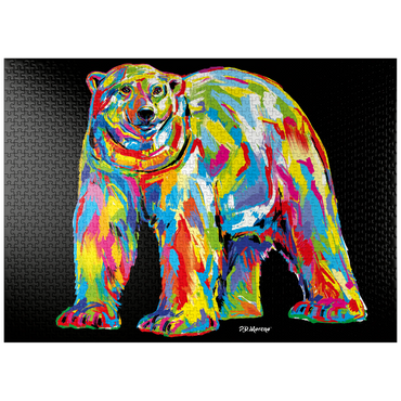 puzzleplate Polar Bear Pop Colors 1000 Jigsaw Puzzle