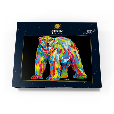 Polar Bear Pop Colors 500 Jigsaw Puzzle box view3