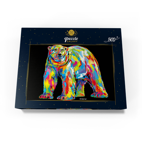 Polar Bear Pop Colors 500 Jigsaw Puzzle box view3