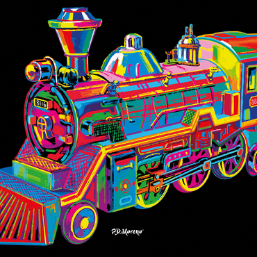 Toy Train 1000 Jigsaw Puzzle 3D Modell