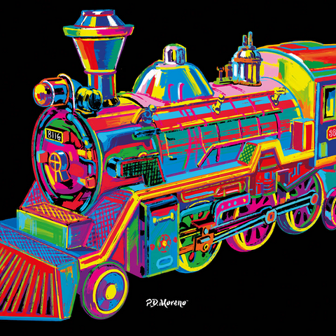 Toy Train 500 Jigsaw Puzzle 3D Modell