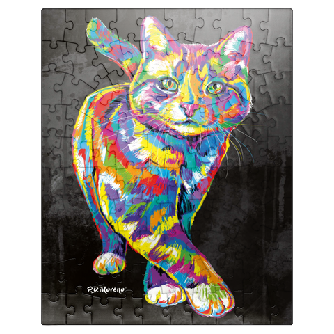 puzzleplate Prancing Kitten 100 Jigsaw Puzzle