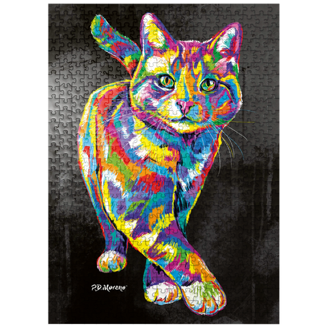 puzzleplate Prancing Kitten 500 Jigsaw Puzzle