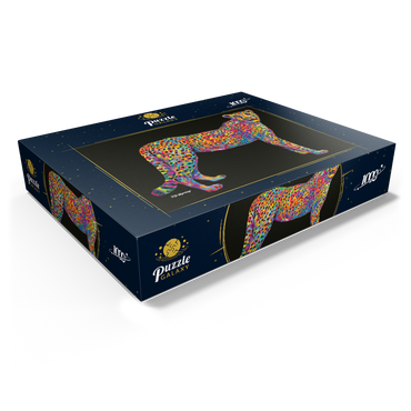 Cheetah Pop Colors 1000 Jigsaw Puzzle box view1